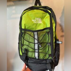 The North Face Lime and Black Backpack